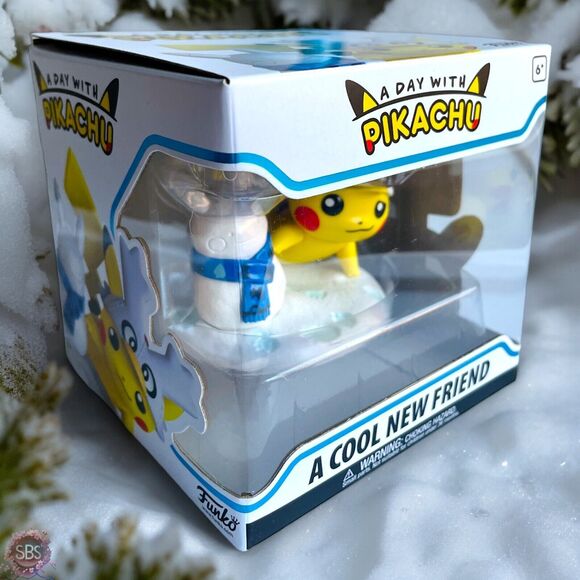 Funko Pokemon A Day With Pikachu A Cool New Friend Vinyl Figure in Box NIB - Picture 3 of 6
